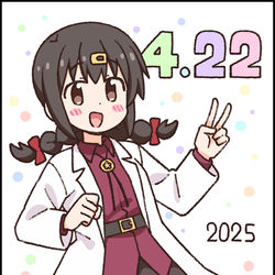 This is a pixiv picture whose title is みはりちゃんお誕生日会場2025.