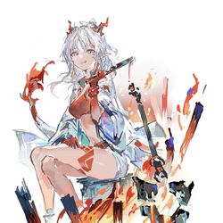 This is a pixiv picture whose title is 茶绘合集2.