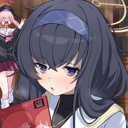 This is a pixiv picture whose title is こ、この本みたいな事しましょう・・・♡.