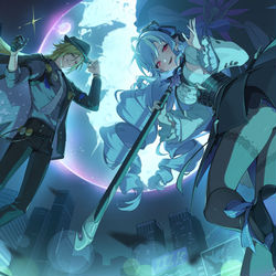This is a pixiv picture whose title is モッキンバード・ナイト！！.