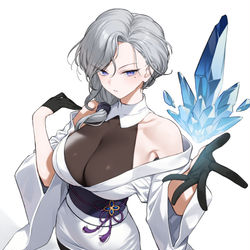 This is a pixiv picture whose title is うちの雪女.