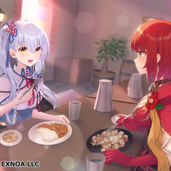 This is a pixiv picture whose title is 【FLOWER KNIGHT GIRL】きらめく乙女たちの小休止.