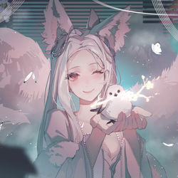 This is a pixiv picture whose title is 九尾.