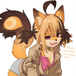 This is a pixiv picture whose title is fox gigi.