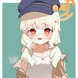 This is a pixiv picture whose title is アオバは本当に可愛すぎる！.