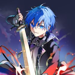 This is a pixiv picture whose title is 【WORKS】兇手一族の末息子は五大魔王の力を宿して回帰する.
