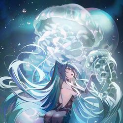 This is a pixiv picture whose title is リトルマーメイド💙.