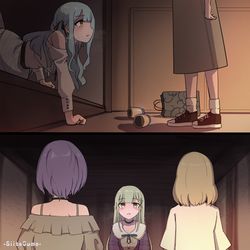 This is a pixiv picture whose title is 雖然不太對…但….