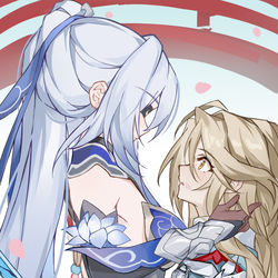 This is a pixiv picture whose title is 隔代传.