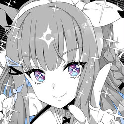 This is a pixiv picture whose title is 「その目は口ほどに」.