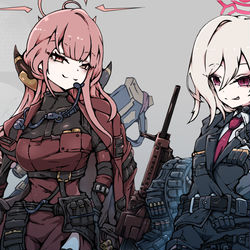 This is a pixiv picture whose title is ブルアカ_便利屋68_特殊装備Xまとめ(*´-`).