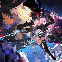 This is a pixiv picture whose title is 仕事絵.