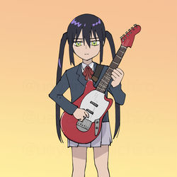 This is a pixiv picture whose title is あずにゃあん.