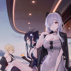 This is a pixiv picture whose title is 🍷.