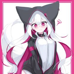 This is a pixiv picture whose title is インナーピンク狐っ娘.