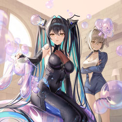 This is a pixiv picture whose title is NIKKE 2.5th Anniversary.