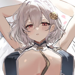 This is a pixiv picture whose title is シリアス.