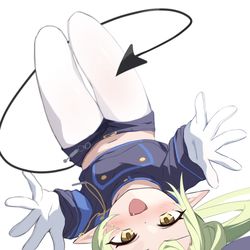 This is a pixiv picture whose title is 💚.