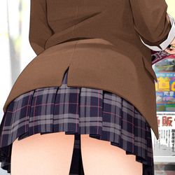 This is a pixiv picture whose title is 樹里ちゃんをこっそり撮影.
