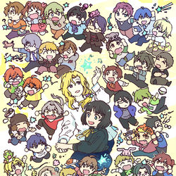 This is a pixiv picture whose title is SideMログ（ユニット混合）.