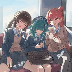 This is a pixiv picture whose title is 登校.