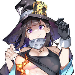 This is a pixiv picture whose title is Maki sweating..