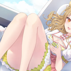 This is a pixiv picture whose title is Skeb 187  朝陽にいな様.