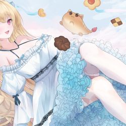 This is a pixiv picture whose title is Skeb 197 巳魅様.