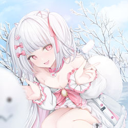 This is a pixiv picture whose title is Skeb 213 倉夢ぴこ様.