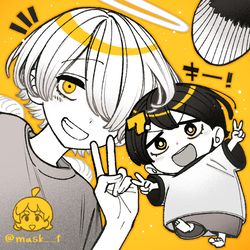 This is a pixiv picture whose title is サチ録.