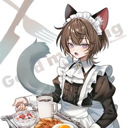 This is a pixiv picture whose title is モーニングセット.
