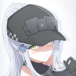 This is a pixiv picture whose title is HK416/クルカイ.