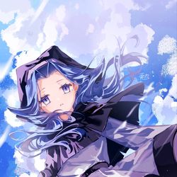 This is a pixiv picture whose title is 雲居一輪.