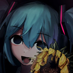 This is a pixiv picture whose title is 「あなただけを見つめる」.