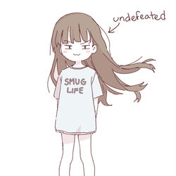 This is a pixiv picture whose title is 無敵.