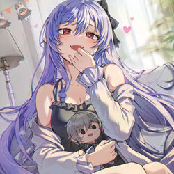 This is a pixiv picture whose title is 「 パエトーン様 …💜 」.
