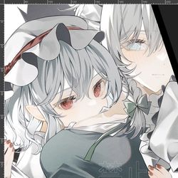 This is a pixiv picture whose title is レミ咲.