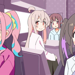 This is a pixiv picture whose title is キャンピングカードライブ.
