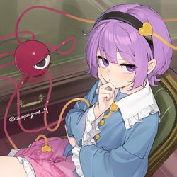 This is a pixiv picture whose title is さとりん.