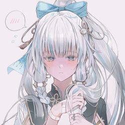 This is a pixiv picture whose title is 今汐.