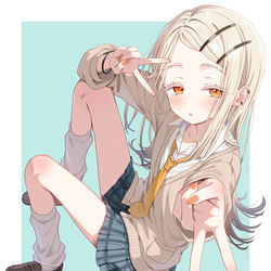 This is a pixiv picture whose title is ギャル澤さん4.
