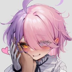 This is a pixiv picture whose title is 摸摸杏的小脸蛋.