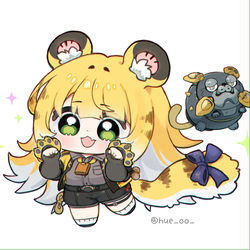 This is a pixiv picture whose title is 🐯🍊.