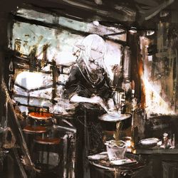 This is a pixiv picture whose title is Waiting for u.