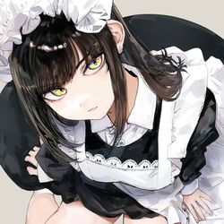 This is a pixiv picture whose title is メイド.
