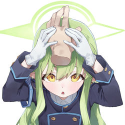 This is a pixiv picture whose title is なでてなでてー.