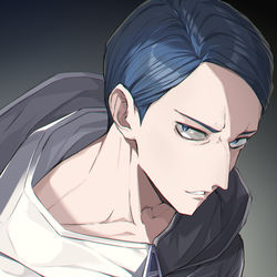 This is a pixiv picture whose title is 山田ガスマスク～！.