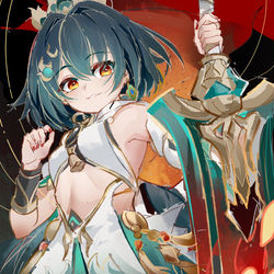 This is a pixiv picture whose title is 蓄势.