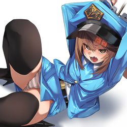 This is a pixiv picture whose title is ミニスカポリス大河さん.