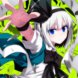 This is a pixiv picture whose title is 妖夢.